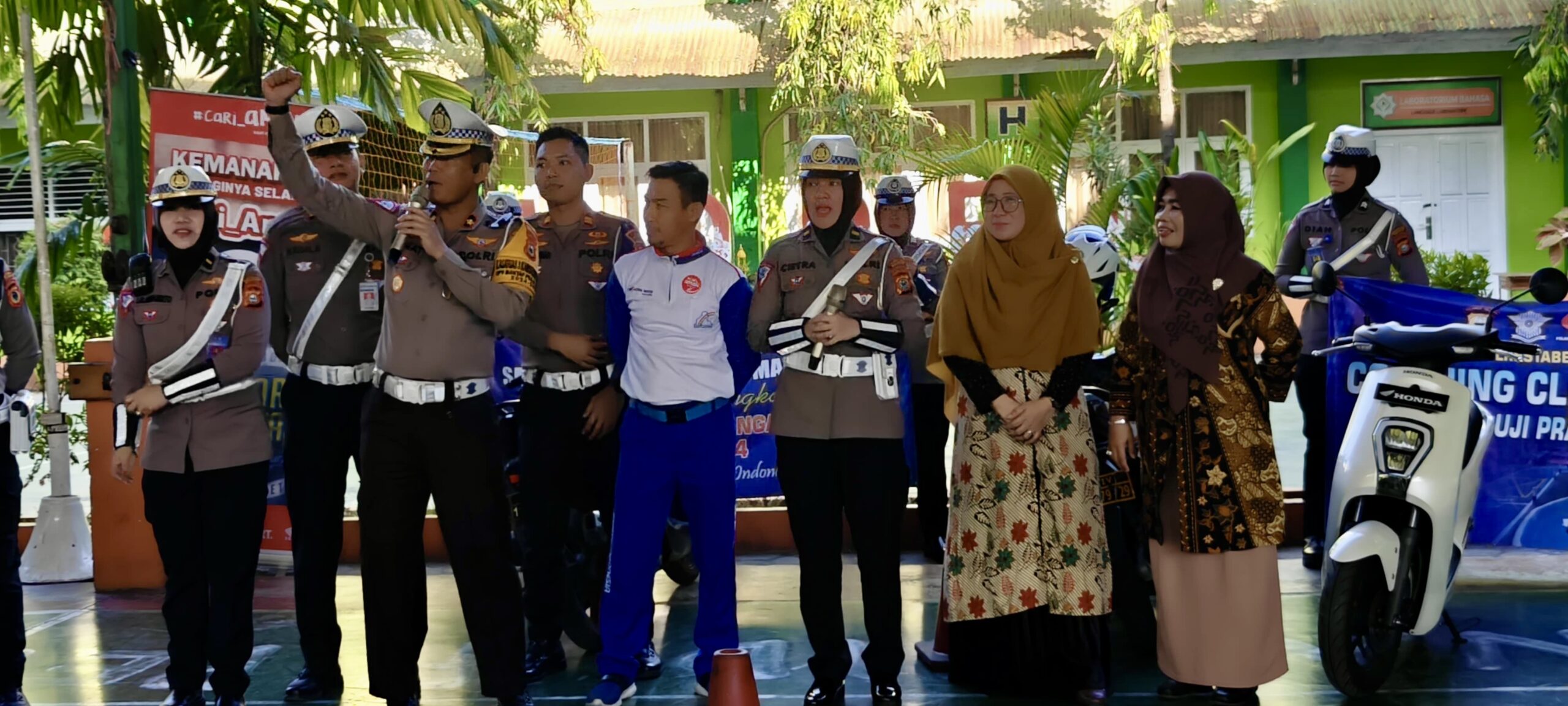 Asmo Sulsel Gandeng Polrestabes Makassar Beri Edukasi Safery Riding
