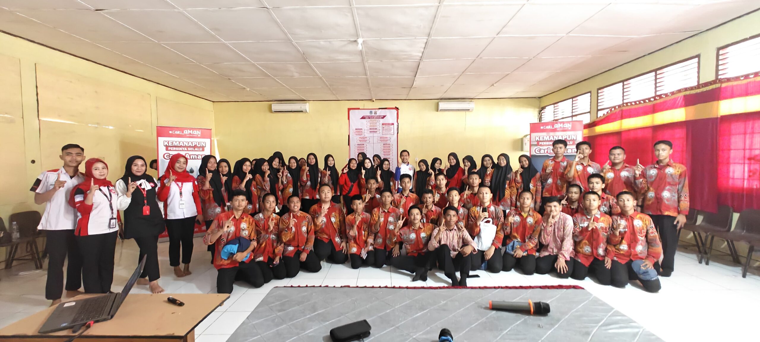 Tekan Angka Kecelakaan Asmo Sulsel Beri Edukasi Safety Riding ke Pelajar Bantaeng