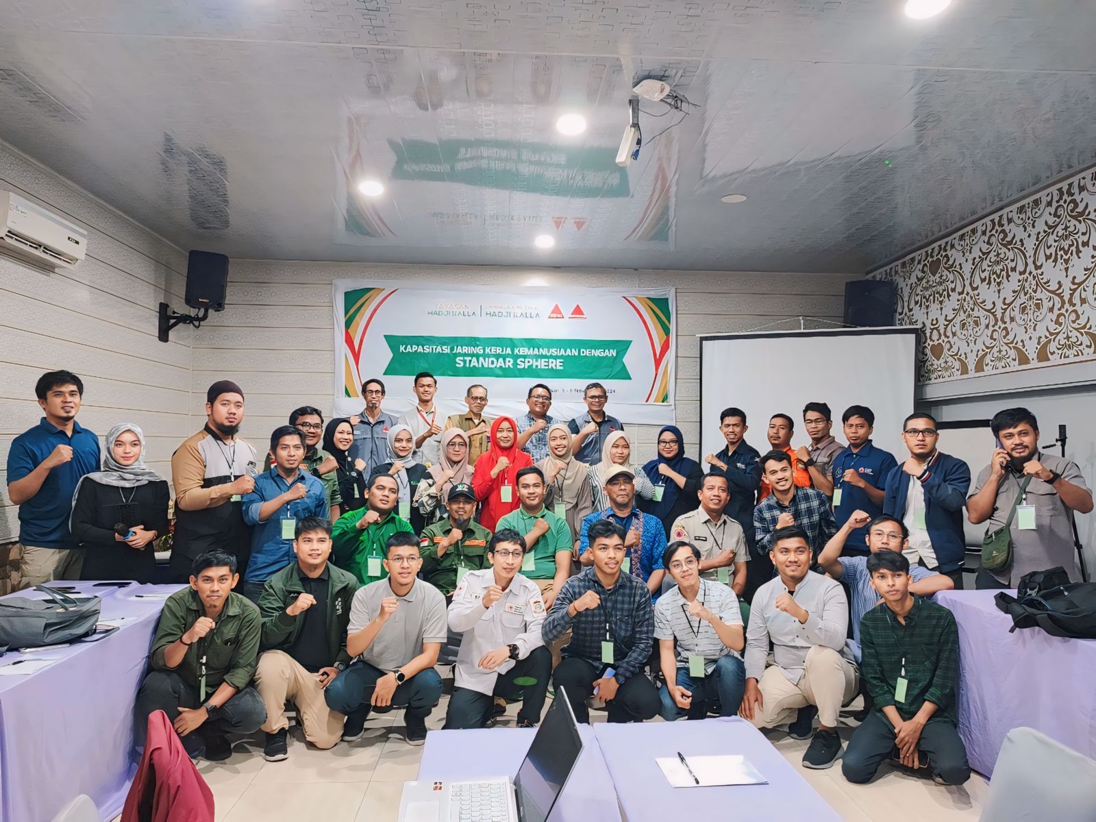 LAZ Hadji Kalla Gandeng MPBI dan Yayasan INANTA Gelar Training Dasar "Sphere Handbook"