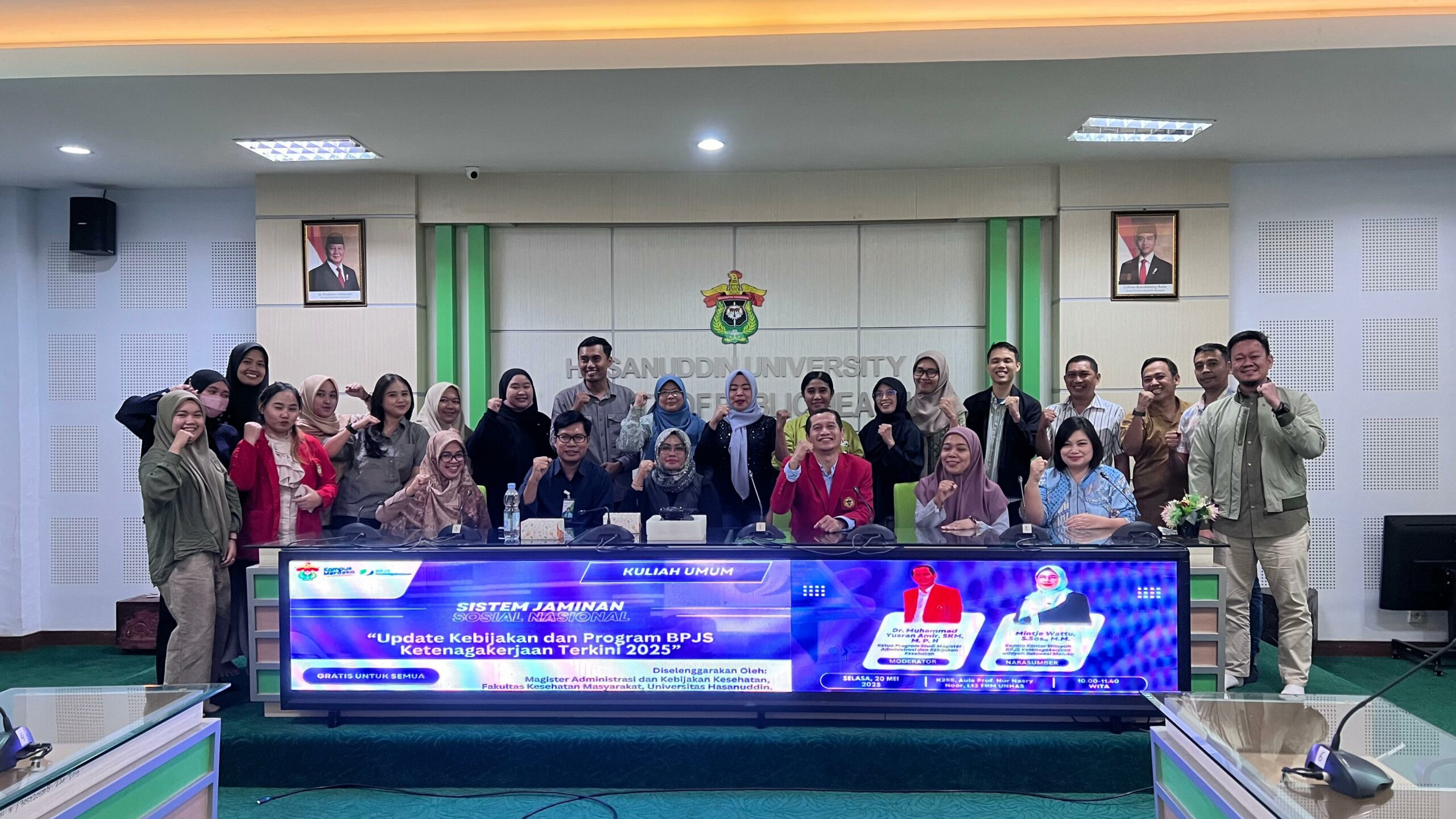 Prodi S2 AKK FKM Unhas Gelar Kuliah Umum, Bahas Update Kebijakan dan Program BPJS Ketenagakerjaan