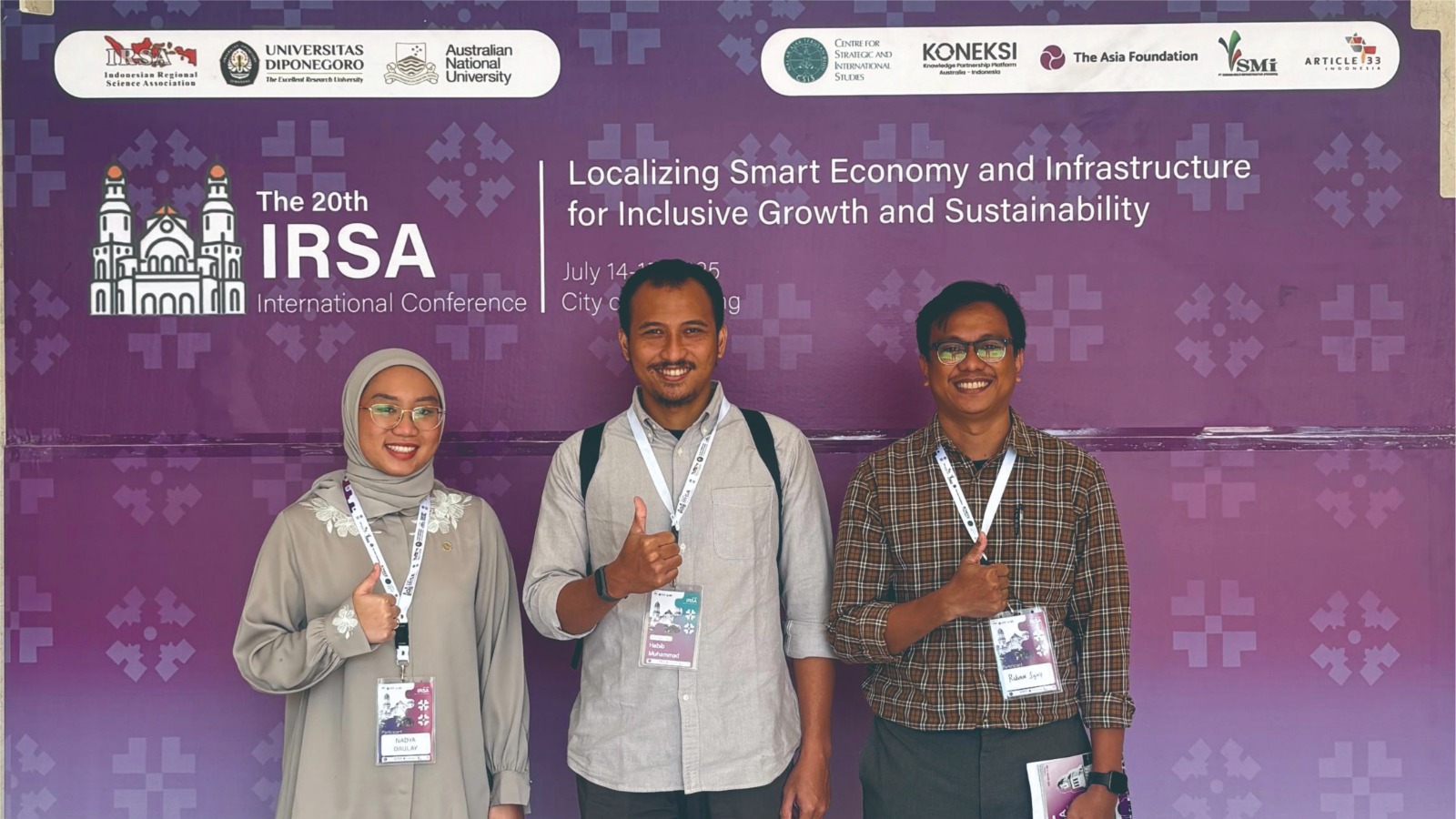 Tembus 5 Besar Nasional, Riset Kalla Institute Tampil di Konferensi Internasional IRSA ke-20