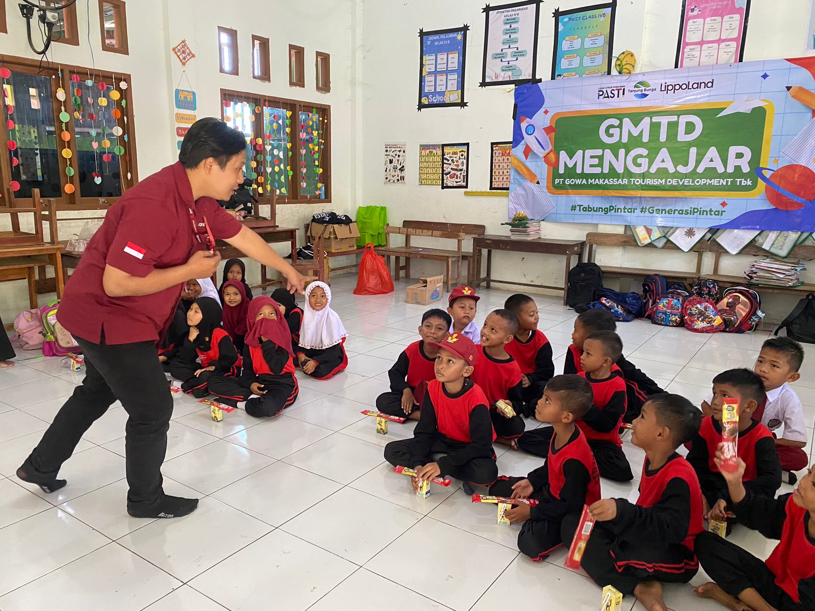 Edukasi Profesi dan Lingkungan Sejak Dini, GMTD Mengajar Hadir di SD Inpres Pattung