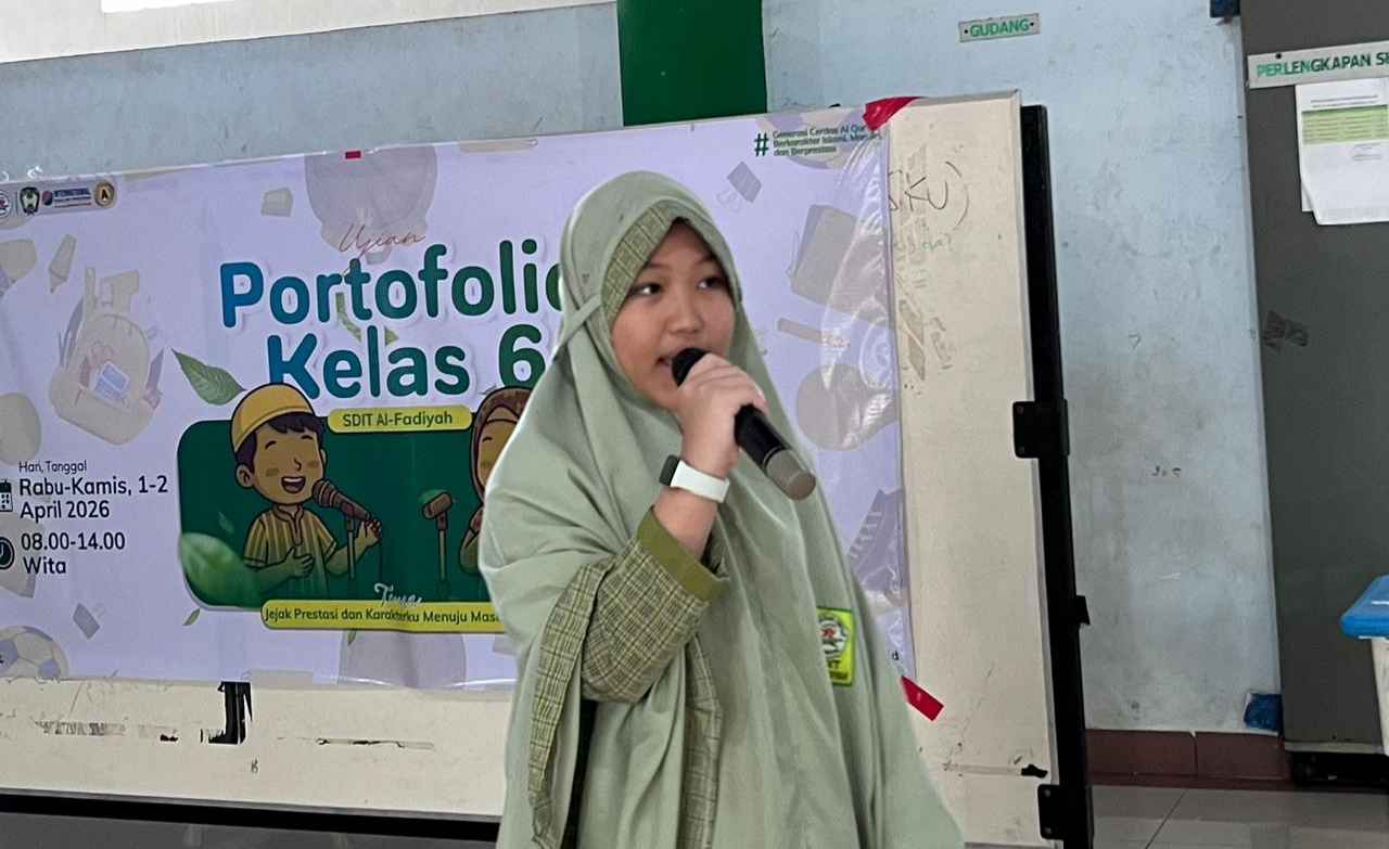 Ujian Portofolio SDIT Al-Fadiyah Jadi Ajang Siswa Kelas 6 Tunjukkan Prestasi